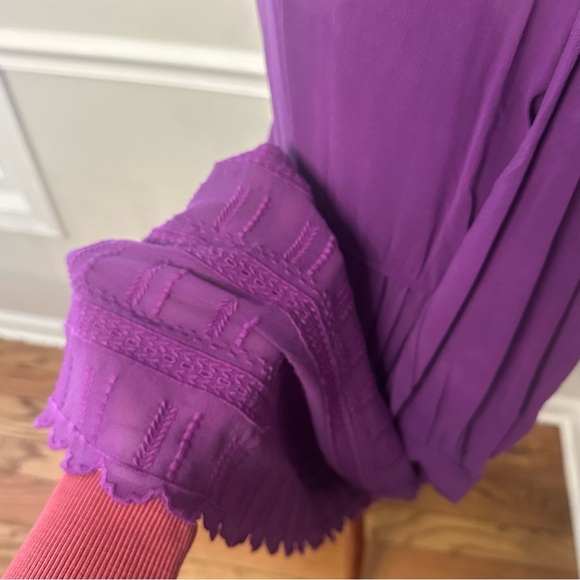 VANE5SA BRUNO maxi dress in purple- Size 36/2-4 - Picture 7 of 8